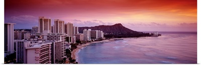 Sunset Honolulu Oahu HI
