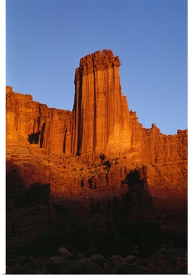 Sunset Light On Fisher Towers