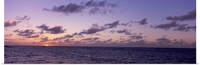 Sunset over the sea, Anguilla