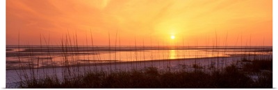 Sunset over Tigertail Public Beach, Marco Island, Florida