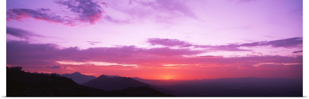 Sunset Sierra Estrella Mountains Phoenix AZ