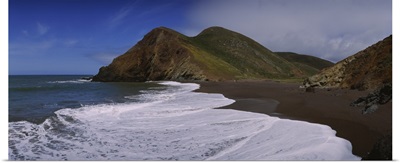Surf on the beach, Tennessee Valley, Marin County, California