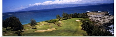The Bay Course at the seaside, Ritz-Carlton, Kapalua, Maui, Maui County, Hawaii