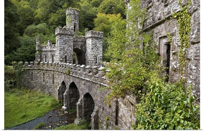 The Inner Gates and Bridge, Ballysaggartmore Towers, Lismore, County Waterford, Ireland