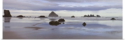Tide on the beach, Bandon Beach, Bandon, Coos County, Oregon