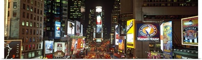 Times Square at Night New York City NY