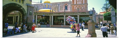 Tourists at a town square, San Miguel De Allende, Guanajuato, Mexico