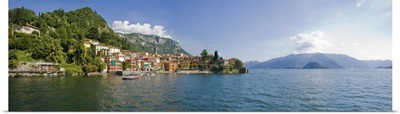 Town at the lakeside Lake Como Como Lombardy Italy