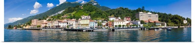 Town at the waterfront Tremezzo Lake Como Como Lombardy Italy