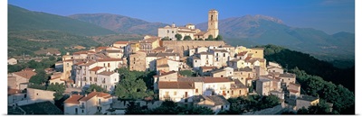Town, Goriano Sicoli, L'Aquila Province, Abruzzo, Italy