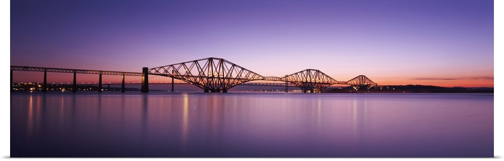True Elevation of the Forth Rail Bridge fr the hill fr the E of S Queensferry