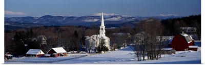 Vermont, Peacham, winter