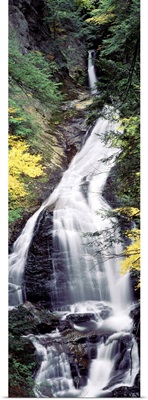 Vermont, Stowe, CC Putnam State Forest, Moss Glen Falls, Waterfall in the forest