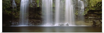 Waterfall in a forest, Llanos De Cortez Waterfall, Guanacaste Province, Costa Rica