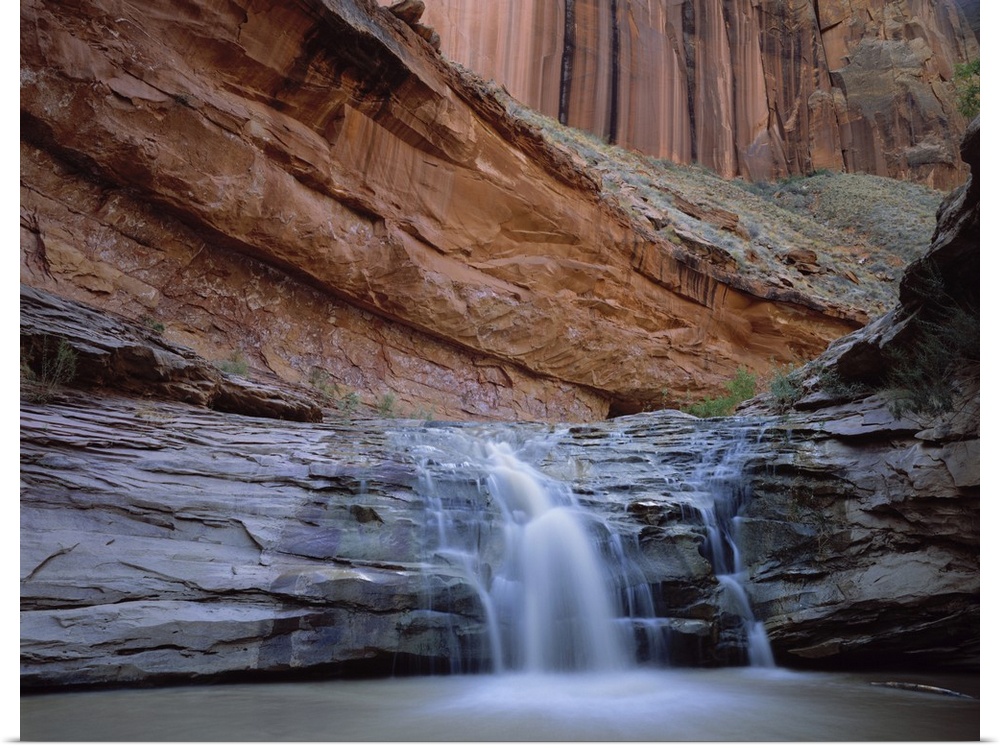 Waterfall in Coyote Gulch in the Escalante Grand Staircase National Monument, Utah.