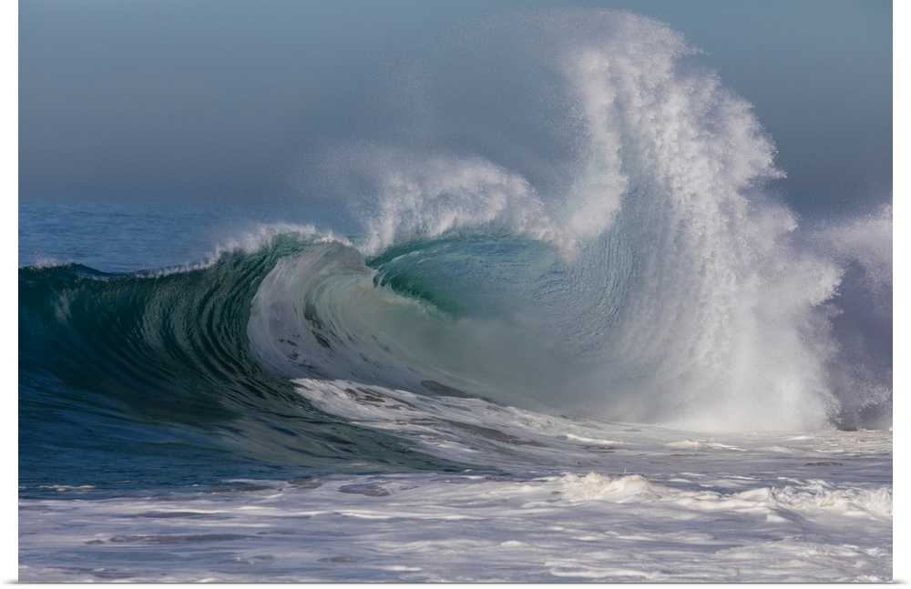 Waves in the Pacific Ocean, Newport Beach, Orange County, California, USA