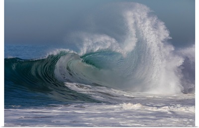 Waves in the Pacific Ocean, Newport Beach, Orange County, California