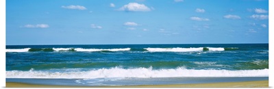 Waves in the sea, Cape Hatteras, Outer Banks, North Carolina