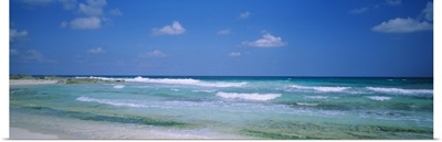 Waves on the beach, Cancun, Quintana Roo, Mexico