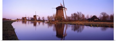 Windmills Schemerhorn The Netherlands