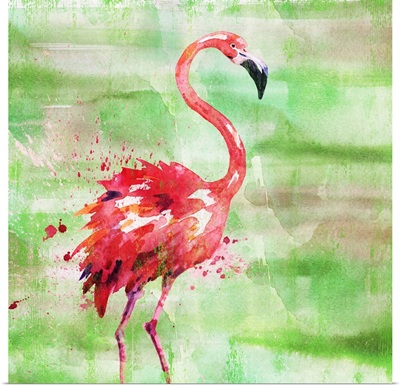 Arianna Flamingo I - Green