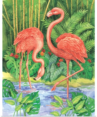 Bamboo Flamingo