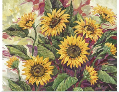 Blazing Sunflowers