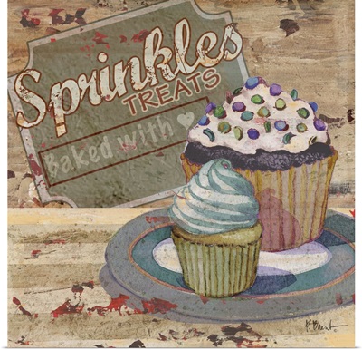 Cupcake Baking Sign III