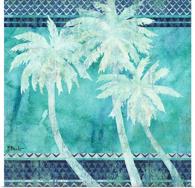 Turquoise Palms I