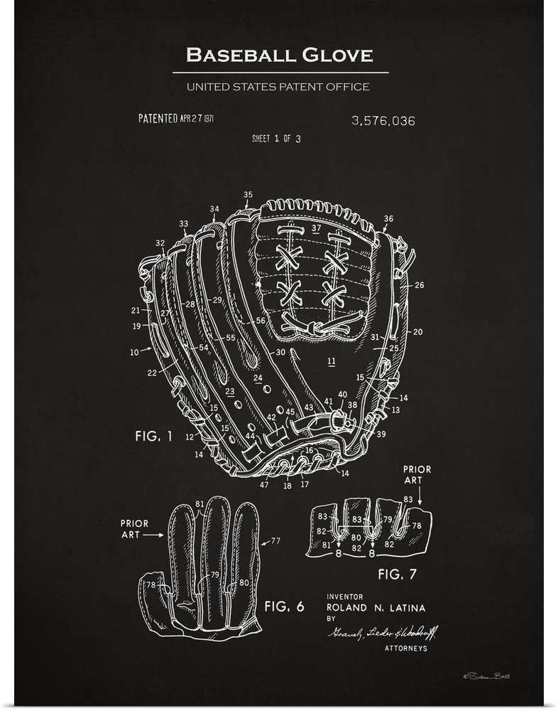 Baseball Glove Patent