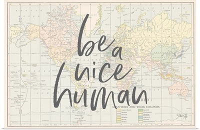 Be a Nice Human Map