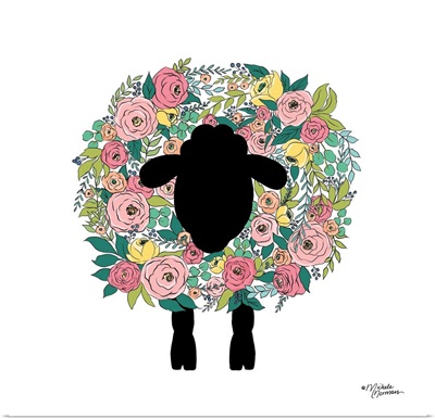 Floral Sheep
