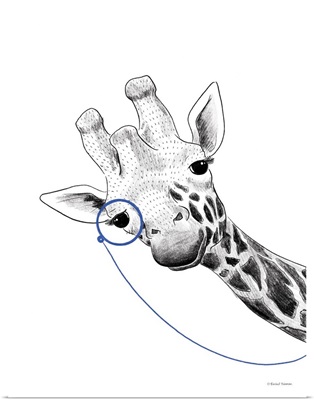 Giraffe With A Monocle