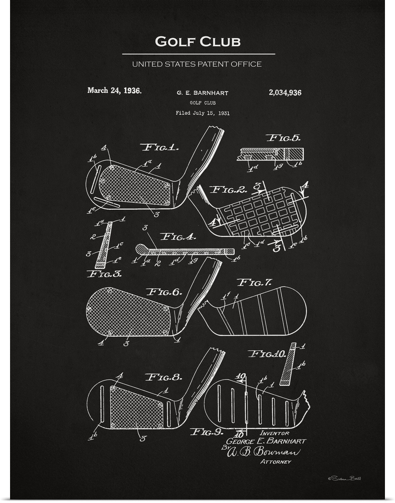 Golf Club Iron Patent