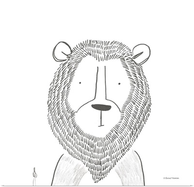 Lion Line Drawing