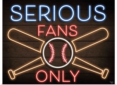 Neon Baseball Fans