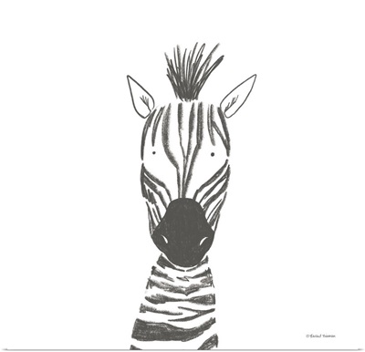 Zebra Line Drawing