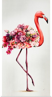 Flowering Flamingos I