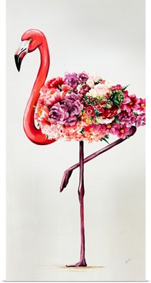 Flowering Flamingos II