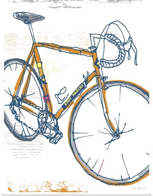 Eddy Merckx Bike Illustration