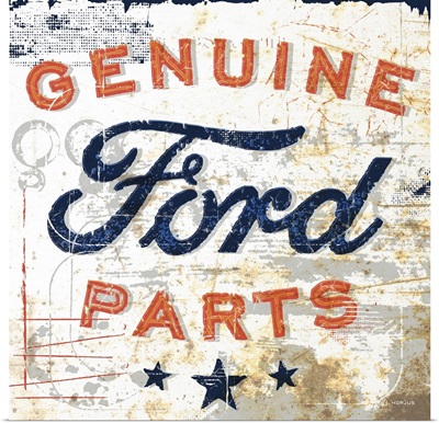 Old Ford Genuine Parts Sign