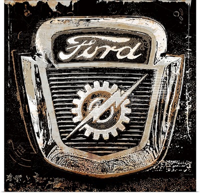 Old Ford Logo Emblem 2