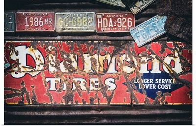 American West - Old US License Plates