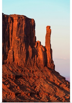 American West - West Mitten Butte at Sunset
