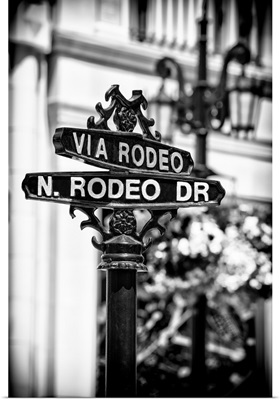 Black And White California Collection - Beverly Hills Rodeo Drive