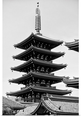 Black And White Japan Collection - Senso-Ji Temple