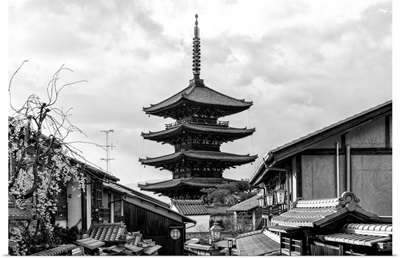 Black And White Japan Collection - Yasaka Pagoda