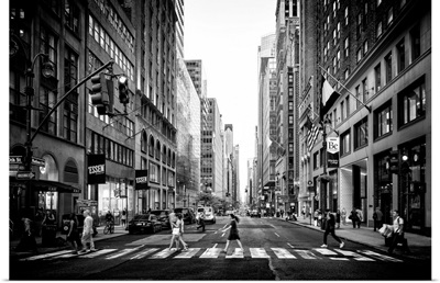 Black And White Manhattan Collection - Madison Avenue
