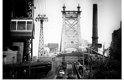 Black And White Manhattan Collection - Queensboro Bridge