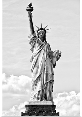 Black And White Manhattan Collection - Statue Of Liberty I